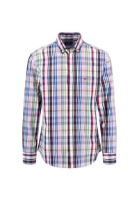 FYNCH-HATTON® - Freizeithemd, Body-Fit, Langarm, Button-Down-Kragen, Herren - 341  CRANBERRY RED