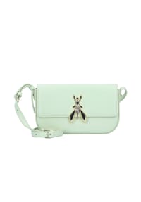 PATRIZIA PEPE - Essential Fly Essential Fly Schultertasche Leder 22 cm - nero