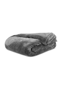Aspero® - Flanell-Bettdeckenbezug DUNKERQUE - Anthrazit