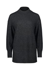 BETTY & CO - Strickpullover mit Lurexfaden - Schwarz