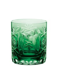 Nachtmann - Hochwertiges Whiskeyglas Pur Traube, Smaragdgrün, Kristallglas, 9 cm - Amethyst