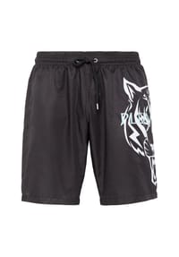 PLEIN SPORT - Badehose TIGER - black/white