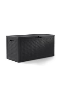 Akord - Wasserdichte Gartenbox mit 340 l Fassungsvermögen - schwarz