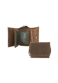 WILD LIFE WILD LIFE - Geldbörse Hunterleder, RFID-Schutz, für Damen - braun