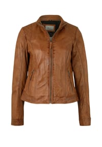 7eleven - Lederjacke im klassischen Design - black