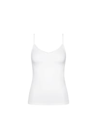 sloggi - Unterhemd, Spaghettiträger, Elasthan, für Damen - 0003 WHITE