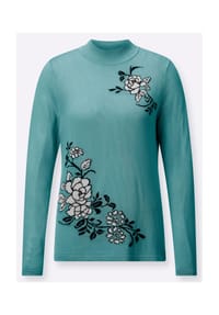 Witt - Stehkragen-Pullover - eisblau