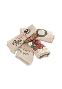 LOBERON - Serviette 4er Set Camon beige - beige