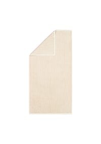 Cawö Handtücher Two-Tone Stripes 480 natur - 36 - TWO-TONE STRIPE - beige