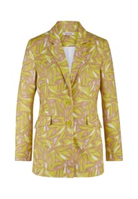 Alba Moda - Blazer mit grafischem Print - beige / limette