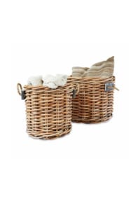 LOBERON - Korb 2er Set Marché braun - braun