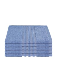 SCHIESSER - Frottier-Gästetücher Milano im 5er-Set (à 30 x 50 cm) - Babyblau