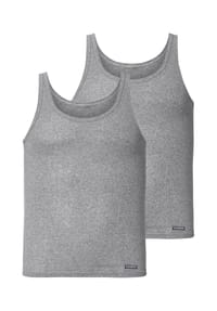 JAN VANDERSTORM - 2er Pack Unterhemd SOINI - grau