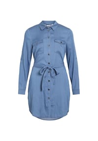 VILA - Kleid - Medium Blue Denim