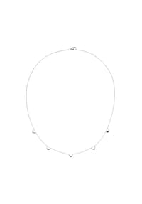 SMART JEWEL® - Collier Zwischenteile in Herzform, Silber 925 - gold