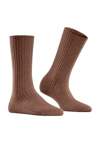 FALKE - Cosy Wool Boot Socken, verstärkte Belastungszonen, für Damen - BAROLO