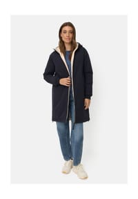 camel active - Wendemantel mit 2-Wege Reißverschluss - Navyblau