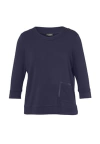 VIA APPIA -DUE- - Pullover & Strickjacken mit Glitzersteinen - indigo