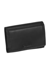 Esquire Duo - Duo Geldbörse Leder 11 cm - black