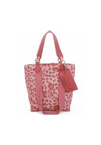 Fritzi aus Preußen Izzy02 - Izzy02 Canvas Shopper Tasche 32 cm - canvas neon pink