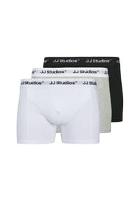 JACK & JONES - Additionals Pants, 3er-Pack, kurz, für Herren - 178012001 BLACK/B