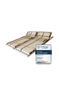 Sleepneo - LATTENROST verstellbar, Buche, SET 180x190 cm (bestehend aus 2x 90x190 cm) - 