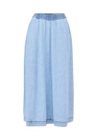 PADDOCK'S® - Langer Jeansrock mit Gummibund - light blue