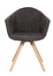 Kayoom Stuhl Chadwick 110 2er-Set - braun schwarz – eiche , modern Bild 11