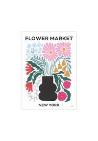  POSTER & FRAME® - Poster  Wild Apple - Flower Market III - 30 X 40 cm