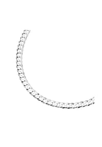 SMART JEWEL® - Kette Panzerkette diamantiert, massiv, Silber 925 - silber
