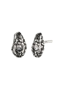 HAZE & GLORY - Ohrringe Ohrstecker Topas Weiß 925 Sterling Silber - Silber