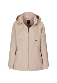 GOLDNER - Kurzgröße:  Freizeitjacke mit Kapuze - beige