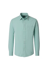 CASAMODA - Herren Leinenhemd uni Comfort Fit - Blau