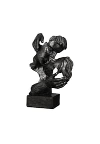 GILDE - Skulptur "Addiction" - grau
