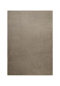 WECONhome - Kurzflorteppich Tim - einfarbig, meliert, modern, pflegeleicht - dunkelbeige meliert