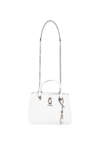 GUESS BESSEY LUXURY SATCHEL - Henkeltasche, Kunstleder, für Damen - BLACK