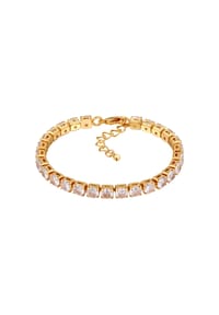elli. - Armband Tennisarmband Zirkonia Goldfarben - Gold