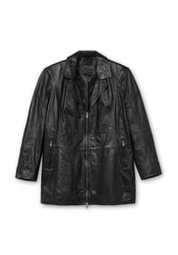 sheego - Lederjacke - cognac
