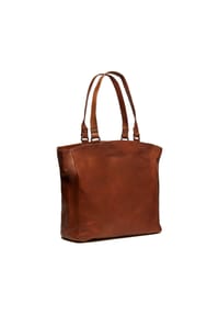 The Chesterfield Brand Wax Pull Up - Wax Pull Up Schultertasche Leder 36 cm Laptopfach - braun