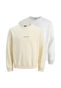 JACK & JONES - Sweatshirt 2er Pack Norrebro - Antique white