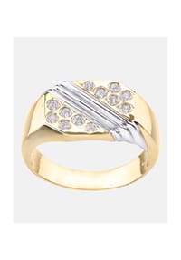 VANLERÉ - Ring, mit Zirkonia, 375 Gelbgold - gold