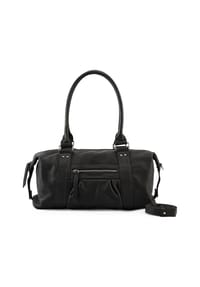FREDsBRUDER Pocket Play - Pocket Play Schultertasche Leder 40 cm - black
