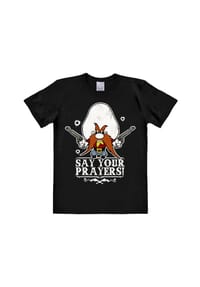 LOGOSHIRT® - T-Shirt Easyfit Looney Tunes - Say Your Prayer - black