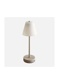 LOBERON - Wiederaufladbare Tischlampe Melari weiß - weiß