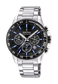 FESTINA TIMELESS CHRONOGRAPH - Herren Chronograph  - SILBER/SCHWARZ/BLAU