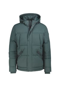 LERROS - Sportive Steppjacke mit Wattierung und abnehmbarer Kapuze - GRAVEL BEIGE