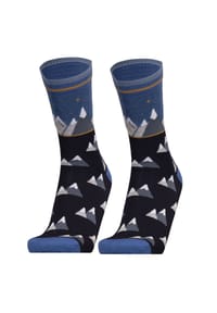 UphillSport® - Socken MOUNTAINS 2er Pack in atmungsaktiver Qualität - Black