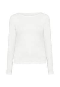 MANGUUN collection - Langarmshirt, U-Boot-Ausschnitt, für Damen - 1 BLACK
