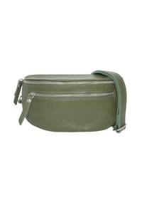 Seasons of April - Gürteltasche Crossbody Bag Pia Mittelgroße Umhängetasche aus 100% Leder mit breitem Gurt, 2 Zipper - Creme 3