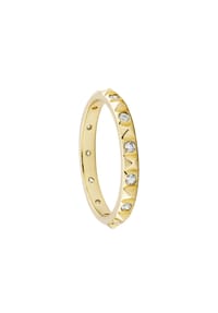 MONCARA - Damen Ring, 585er Gold, 13 Diamanten zus. ca. 0,25 Karat - Gelbgold
